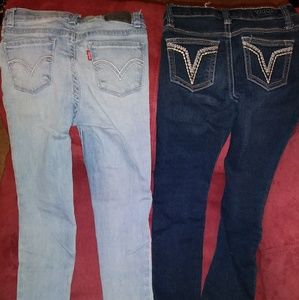 6 pair Girl's Jeans and Pants